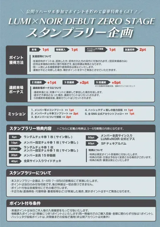 LUMI×NOIR DEBUT ZERO STAGE Vol.5のチケット情報｜ライブポケット