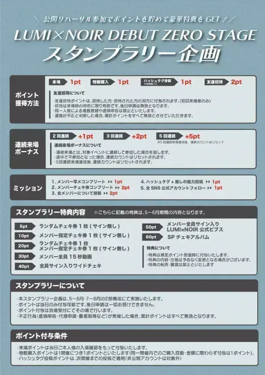 LUMI×NOIR DEBUT ZERO STAGE Vol.8のチケット情報｜ライブポケット
