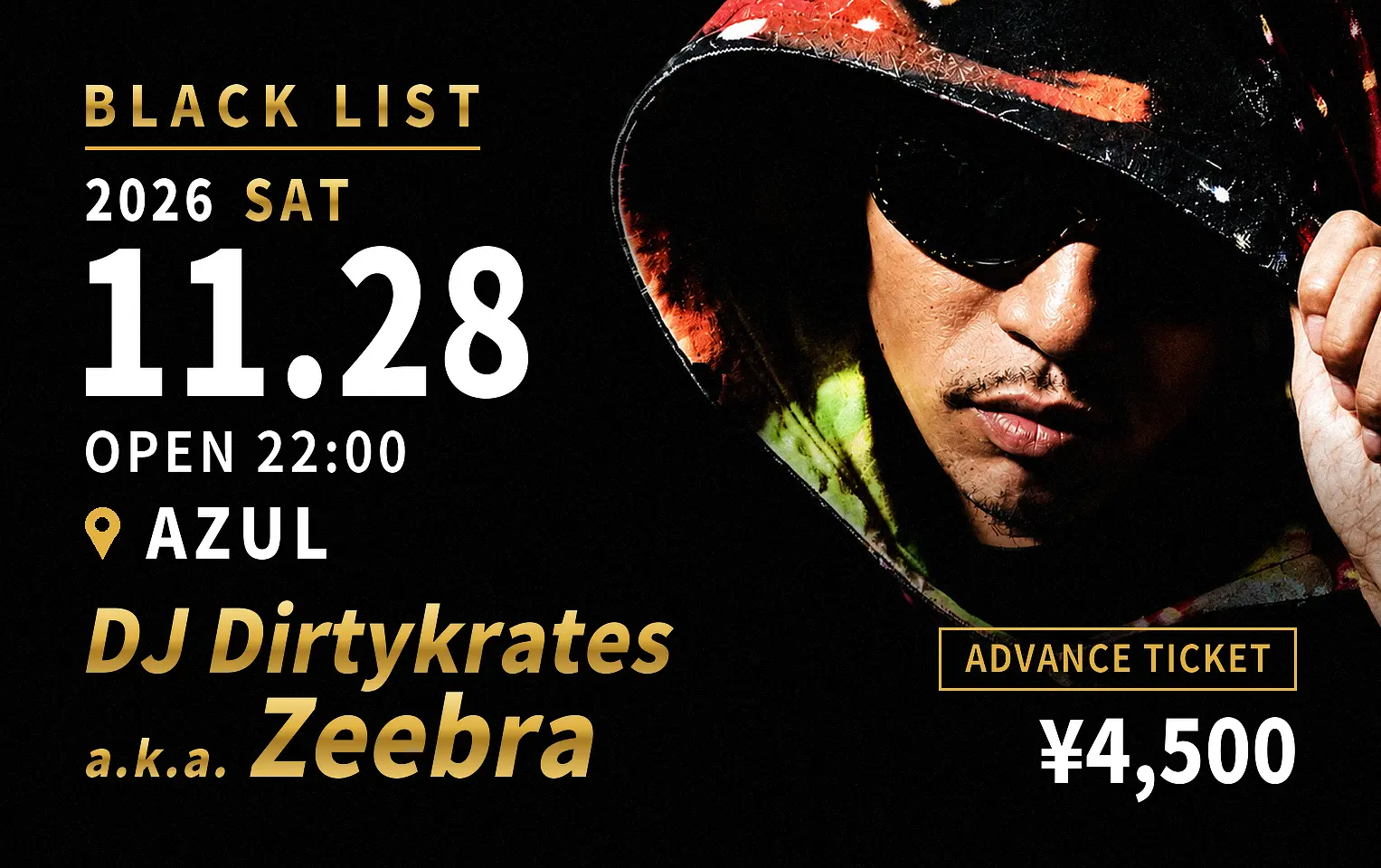 邦楽 BLACK LIST POSSE FLIPPIN' DA STAGE&PAGE BLACK LISTのチケット情報｜LivePocket（ライブポケット）